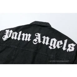 HypeYourBeast Palm Angels Jean Jacket Black