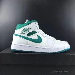 Hypeyourbeast Air Jordan 1 Mid White Mystic Green 32 Hypeyourbeast Air Jordan 1 Mid White Mystic Green