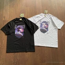 Hypeyourbeast Clothes Bape Tee Shirt White Galaxy
