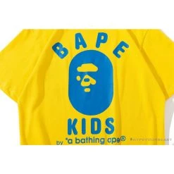 Hypeyourbeast BAPE KIDS Small Net Pocket Ape Man Head Tee Shirt 'YELLOW' Clothes 27 Hypeyourbeast BAPE KIDS Small Net Pocket Ape Man Head Tee Shirt 'YELLOW' Clothes