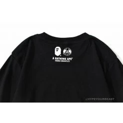 Hypeyourbeast Clothes BAPE Co-Branded Fly Boy Tee Shirt 'BLACK'