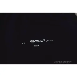 Hypeyourbeast Pants OFF-WHITE Dimensional Sketch Shorts 'BLACK'